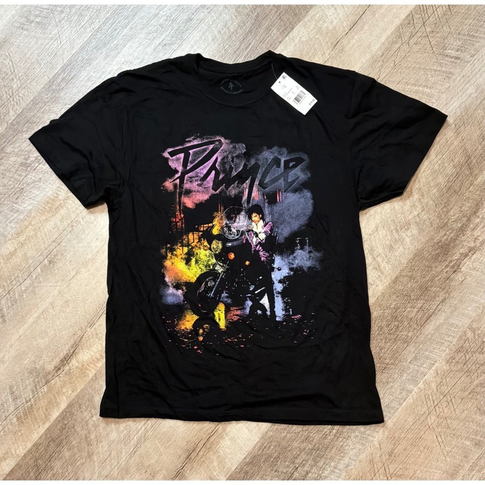 NWT Prince Purple Rain Band T-Shirt Size L